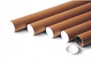 Download 4 Kraft Mailing Tubes with End Caps - 2 x 24", .070" thick | eBay