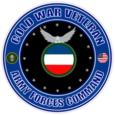 Cold War Veteran Army Forces Command Bumper Sticker Military Soldier Decal 5"