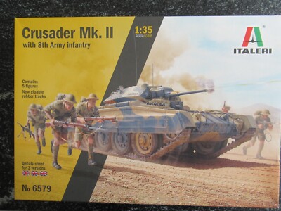 Italeri 1:35 Kunststoffbausatz Crusader Mk II Art Nr 6579