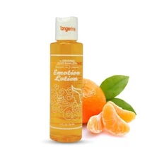 Emotion Lotion Tangerine Flavored Warming Massage Lotion Oil Lube Lubricant 4 oz