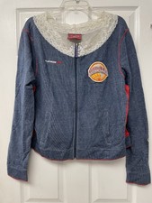 Platinum Fubu Womens Harlem Globetrotters Zip Jacket Lace Trim Plus Size 2x