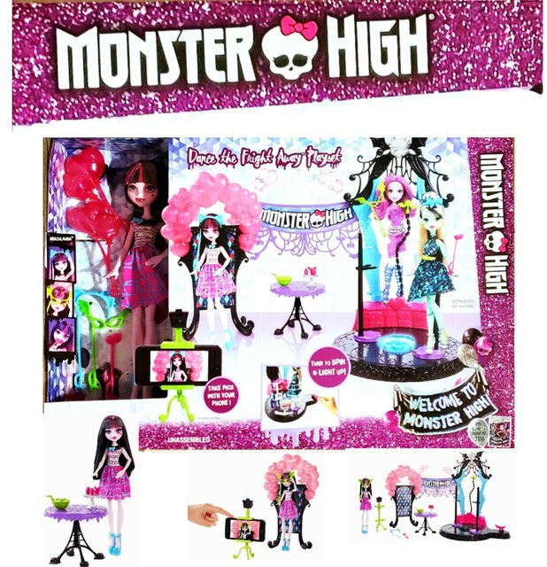 monster high dance the fright away playset