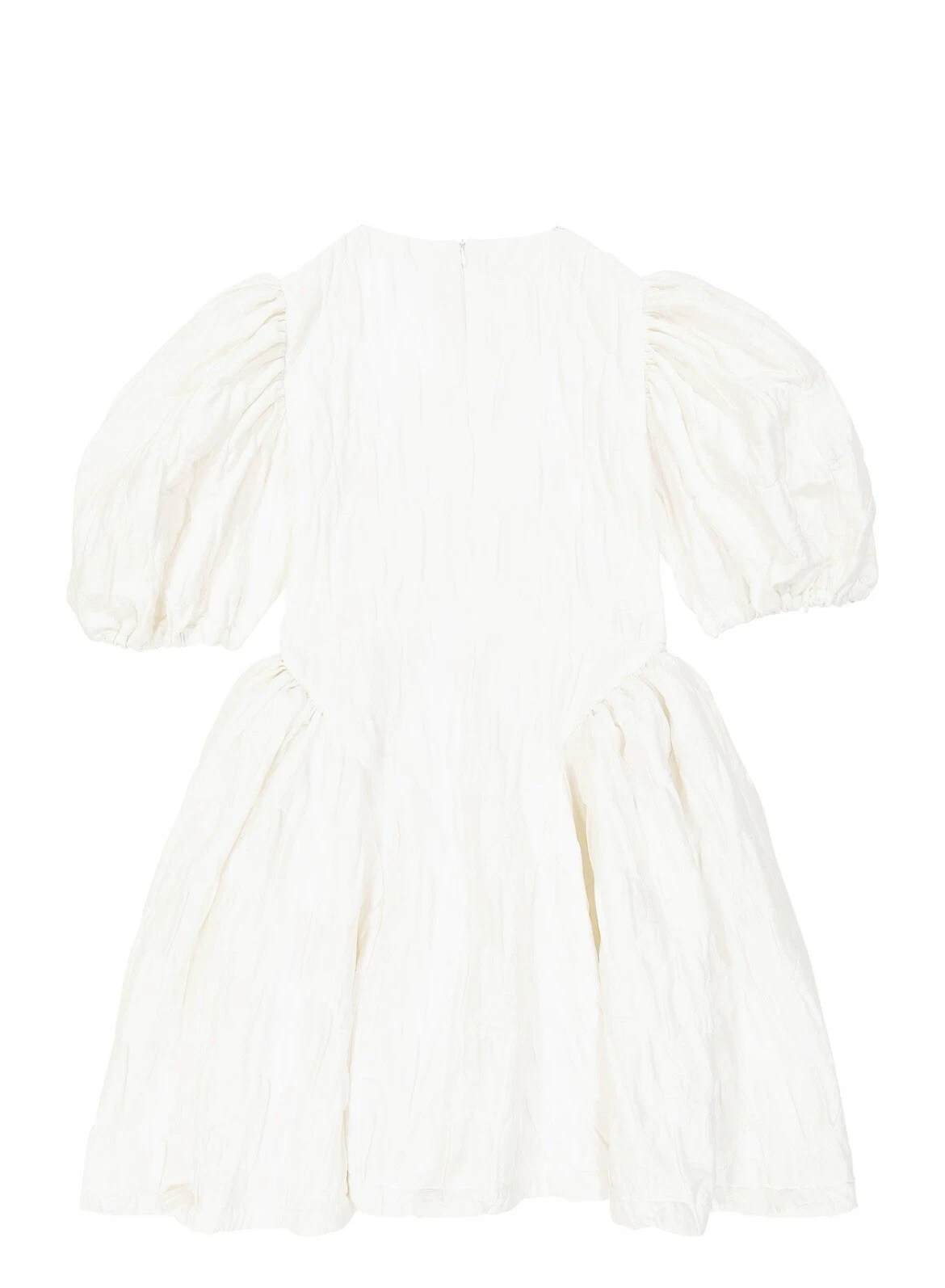 OFF WHITE Abito Caroline Bosmans bianco sporco cuore puff taglia 12