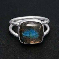 Labradorite Ring 925 Sterling Silver Ring Handmade Ring All Size BM-690