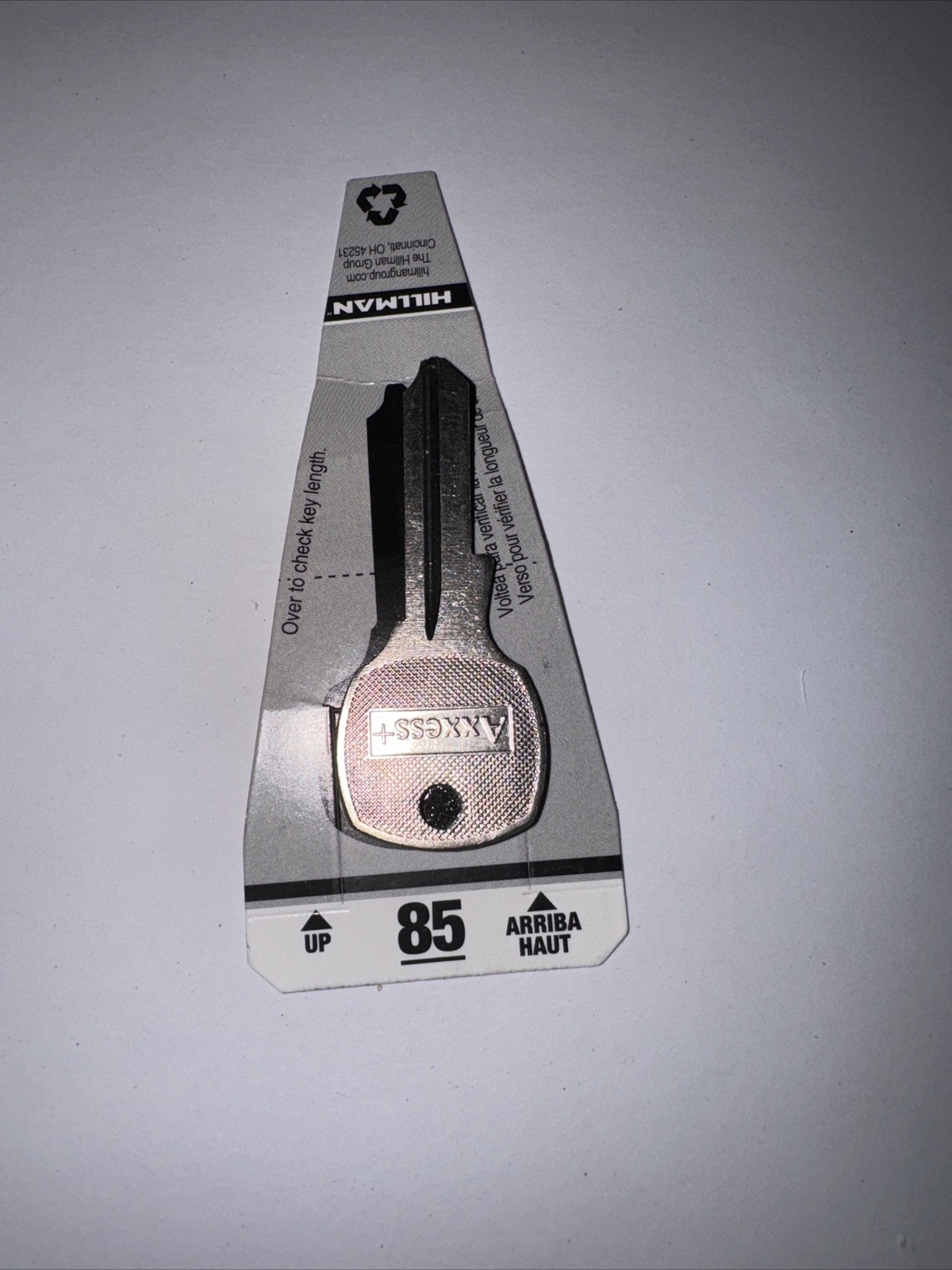 Hillman 88530 Brass Nickel #85 Traditional Single Sided Blank Key | eBay
