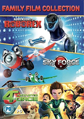 Adventures of Roborex, Skyforce, Fantastic 4orce (DVD, 2013) 3 Movies NEW SEALED