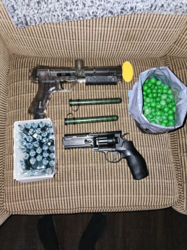 Paintball Bundle ER 2, Brodax .44 Super Mag, Zap Attak Paintballs, Co2 's