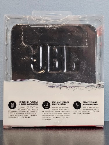 JBL by Harman GO2 Go 2 Altoparlante Bluetooth Portatile Nero Impermeabile - Nuovo! - Foto 2 di 5
