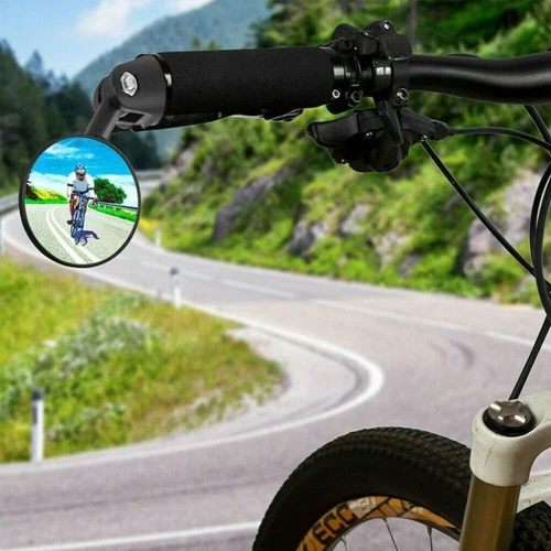 2x Rückspiegel Spiegel Aluminium Fahrrad Motorrad Halter eBike Roller Lenkerende - Bild 11 von 12
