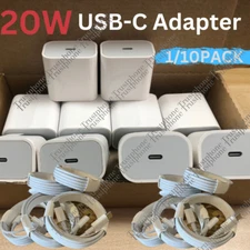1/10x 20W PD Type USB C Fast Wall Charger Power Adapter For iPhone 14 13 Pro Lot