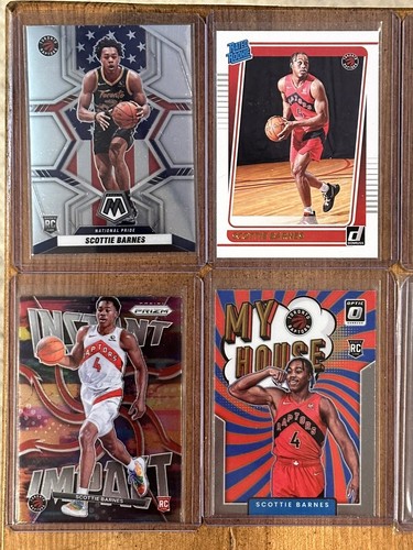 (8) Scottie Barnes Toronto Raptors Rookie Prizm Lot w/ Patch - Picture 3 of 7