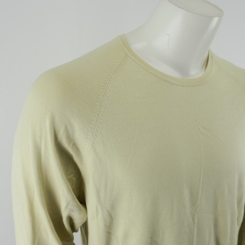 Tommy Bahama maglione pullover girocollo misto seta uomo grande beige - Foto 2 di 5