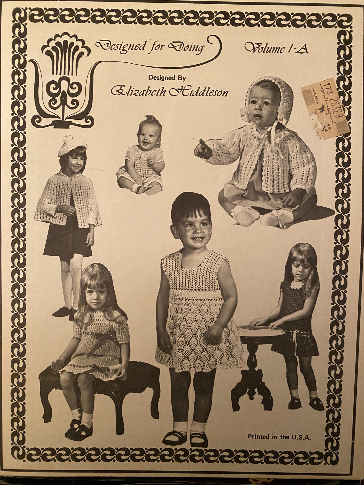 Designed for Doing Vol 1-A  Designed by Elizabeth Hiddleson Crochet pattern book