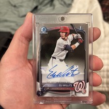 2025 Bowman Draft Eli Willits 1st Bowman Auto Nationals