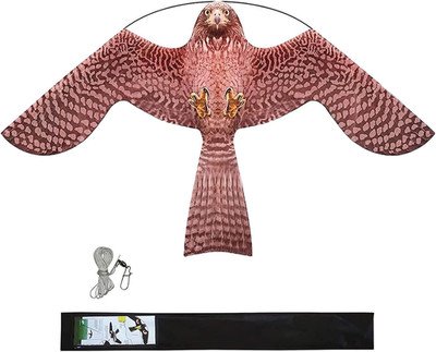 Bird Hawk Scare Kite No Pole Crop Protector Bird Repellent Flying Decoy