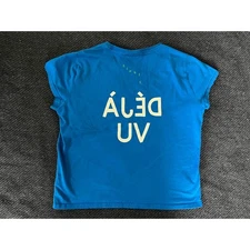Clare V Deja Vu Classic T-Shirt Women's Medium Sapphire Blue
