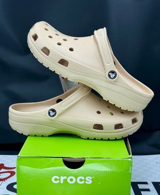 Crocs Classic Clog Shitake Beige Mens 9 Womens 11 New w Box