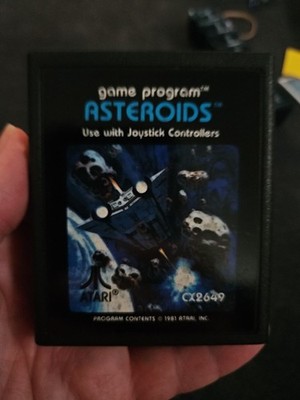 Atari 2600 Asteroids  VCS 1981  Cx2649 Video Game Cartridge Only