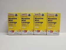 Walgreens Mini Nicotine Lozenge Citrus Flavor 4mg Box Of 81 (Lot Of 4 Boxes)