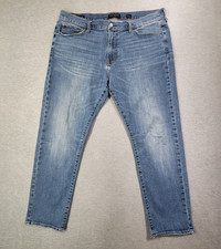 Lucky Brand Jeans Men 36x30 Fit 39x30 Blue Whiskered 410 Athletic Slim Stretch