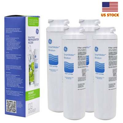 #ad #ad GE MSWF refrigerator water filter replacement SmartWater filter new 4PACK $52.99