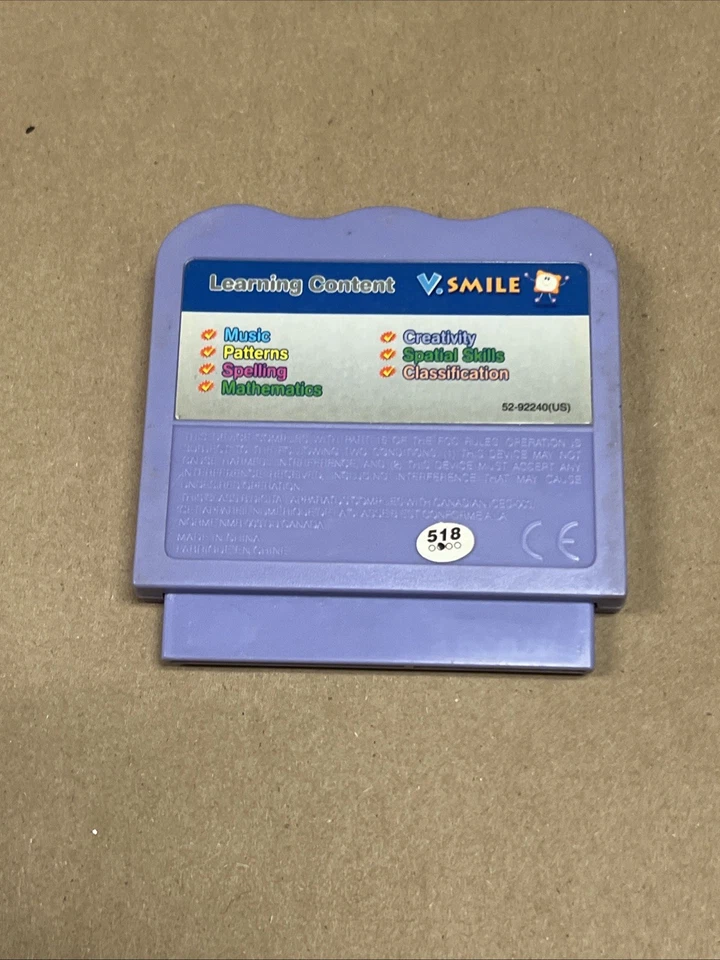 VTech VSmile learning system Disney Princess Cinderella game tested&works well - Image 2 of 2