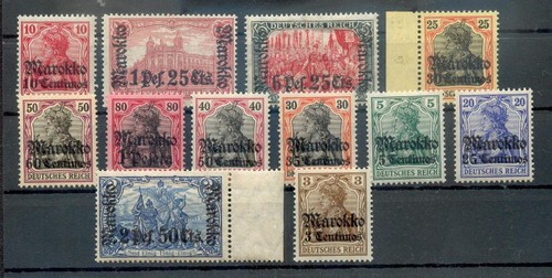 Marocco 46/58 LUSSO** Stamp MNH Mint Genuine