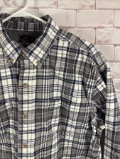 Ridgecut Toughwear Shirt Adult XL Plaid L/S Button Up Flannel