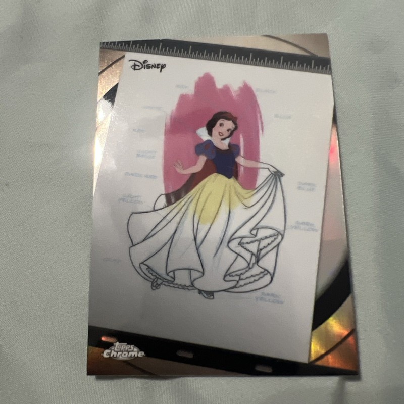 2026 Topps Chrome Disney #I&P-1 Snow White Ink And Paint