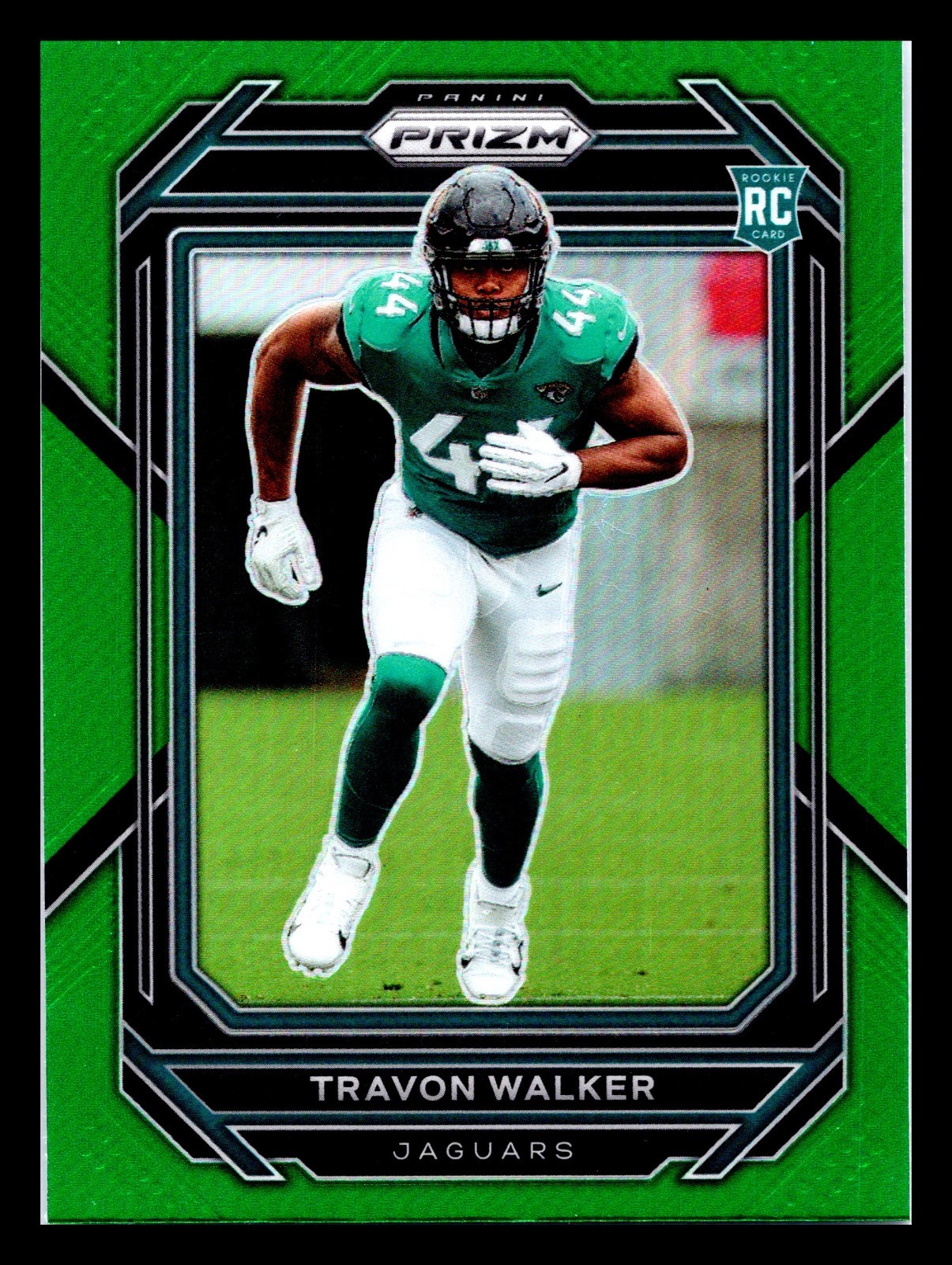 2022 Panini Prizm #339 Travon Walker Green RC Rookie Jacksonville Jaguars
