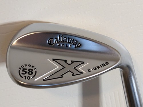 Callaway Golf X Sand Wedge 58-10* Forged MD-R Steel Shaft W/ Golf Pride Grip - Picture 2 of 10