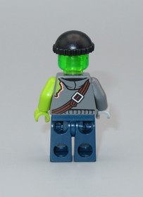 LEGO Ultra Agents Adam Acid trans green head minifigure 70160