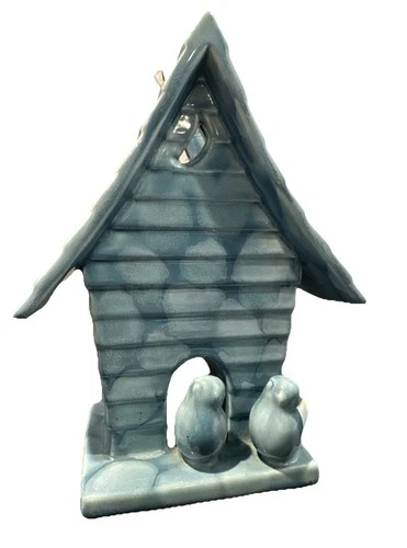 Vintage Royal Haeger Pottery Birdhouse Planter R287