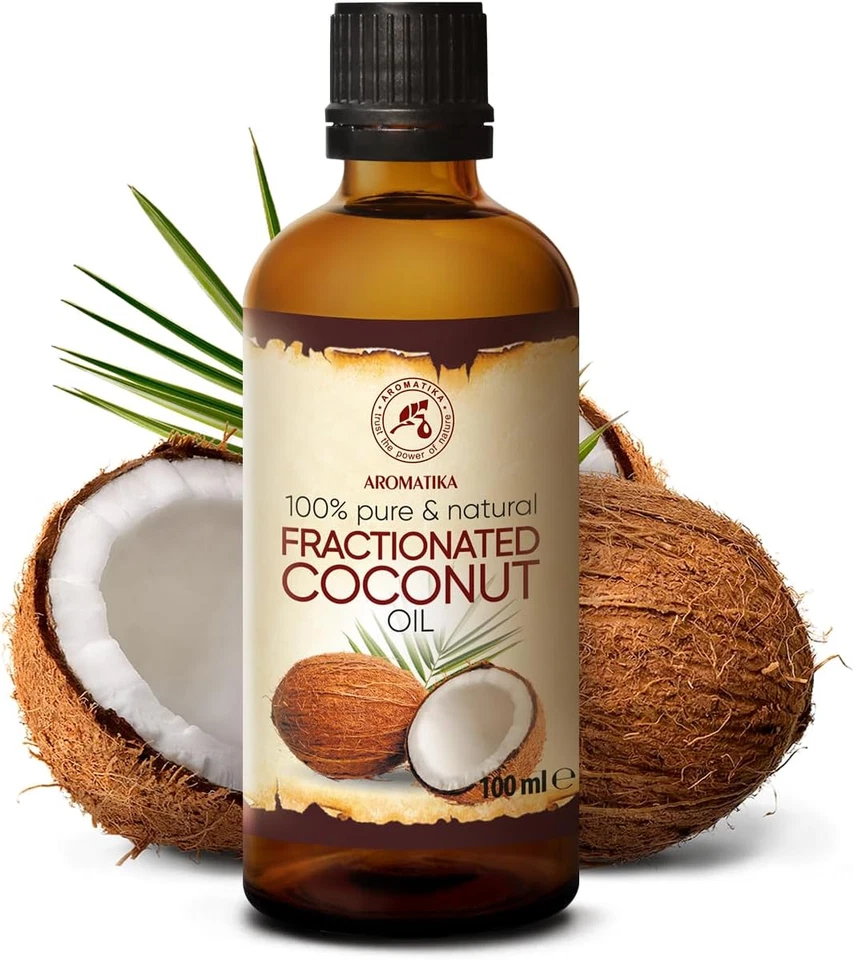 Olio Di Cocco Frazionato - 100Ml - Cocos Nucifera - Olio Vegetale Puro - Olio Ve - Immagine 2 di 4
