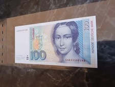 Deutsche Mark Scheine 100 Mark *Bankfrisch* F&uuml;r Sammler. Zustand Perfekt