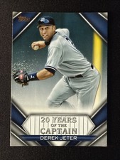 Derek Jeter 2020 Topps 20 Years of the Captain #YOC-02 New York Yankees