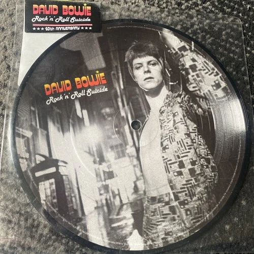 David Bowie - Rock 'n' Roll Suicide Ltd 7" PIC DISC .  New & Sealed 2014 RSD