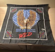 Vintage Harley Davidson Scarf Kerchief Bandana Eagle