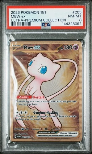 2023 POKEMON 151 ULTRA-PREMIUM COLLECTION #205 MEW EX PSA 8