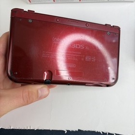Nintendo New 3DS XL Red In Original Box W Charger Stylus US Model