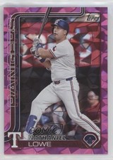 2025 Topps Series 1 Pink Diamante Foil Nate Lowe Nathaniel Lowe #259 0b3