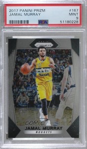 2017-18 Panini Prizm Jamal Murray #167 PSA 9 MINT