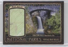 2018 Goodwin Champions National Parks Vintage Map Relics 12/99 Mount Rainier he7