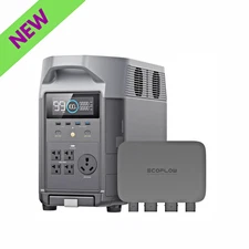 EcoFlow DELTA Pro Portable Power Station 3600Wh + Qty 1 800W Alternator Charger