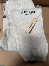 Fear of God Essentials Sweatpants SS22 Dark Oatmeal Gray 100 Authentic-XS S M L