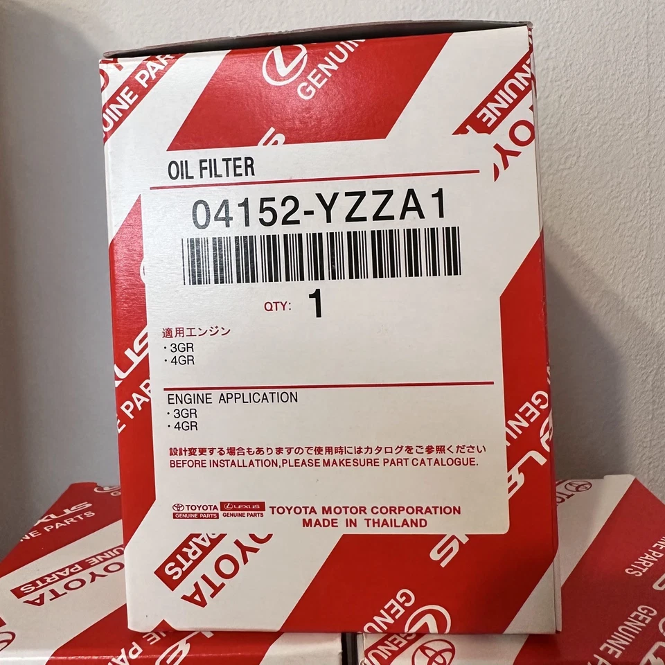 3 PACK TOYOTA LEXUS SCION OEM ENGINE OIL FILTER 04152-YZZA1 - Image 2 of 4