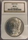 1884-O MORGAN SILVER DOLLAR :: NGC MS-63 ::