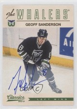 2012-13 Panini Classics Signatures Auto Geoff Sanderson #149 Auto 2d8