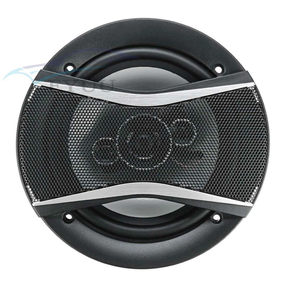 1 Pair 6'' 650W Car HiFi Coaxial Speaker Door Audio Music Stereo Speakers US Foto 3 de 4