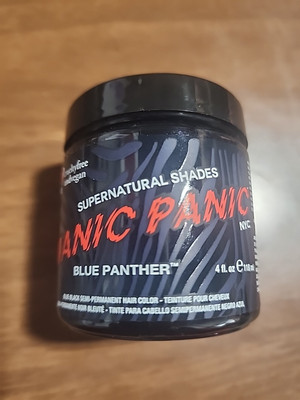 manic panic hair dye blue panther